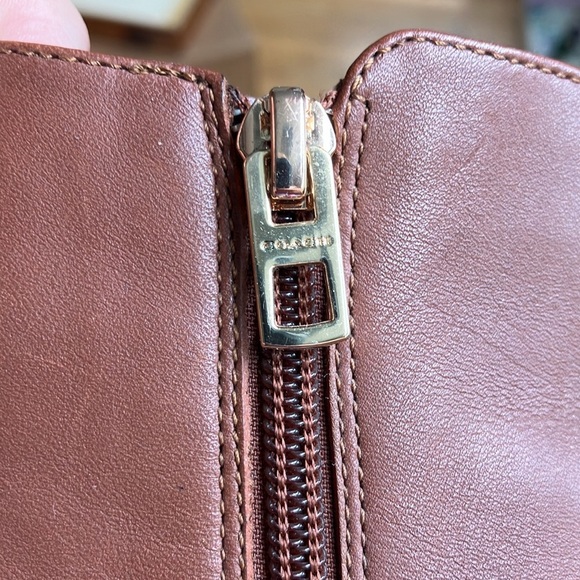 Coach Carmen leather ankle boots sz 9 - Picture 2 of 4